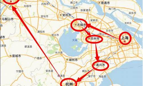 北京到华东五市旅游路线_北京到华东五市旅游路线图