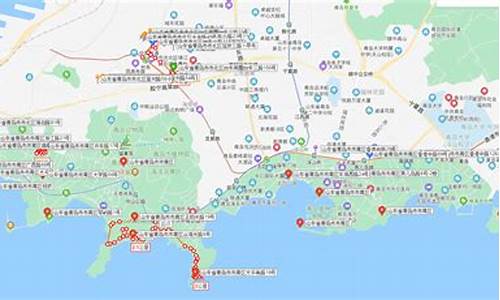 青岛景点线路_青岛景点线路图